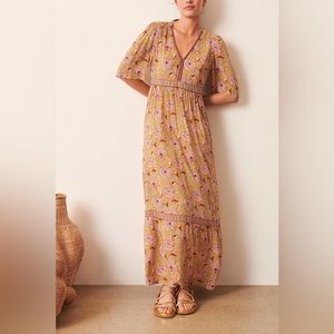 ba&sh Vally Maxi Dress NWOT - Yellow XS